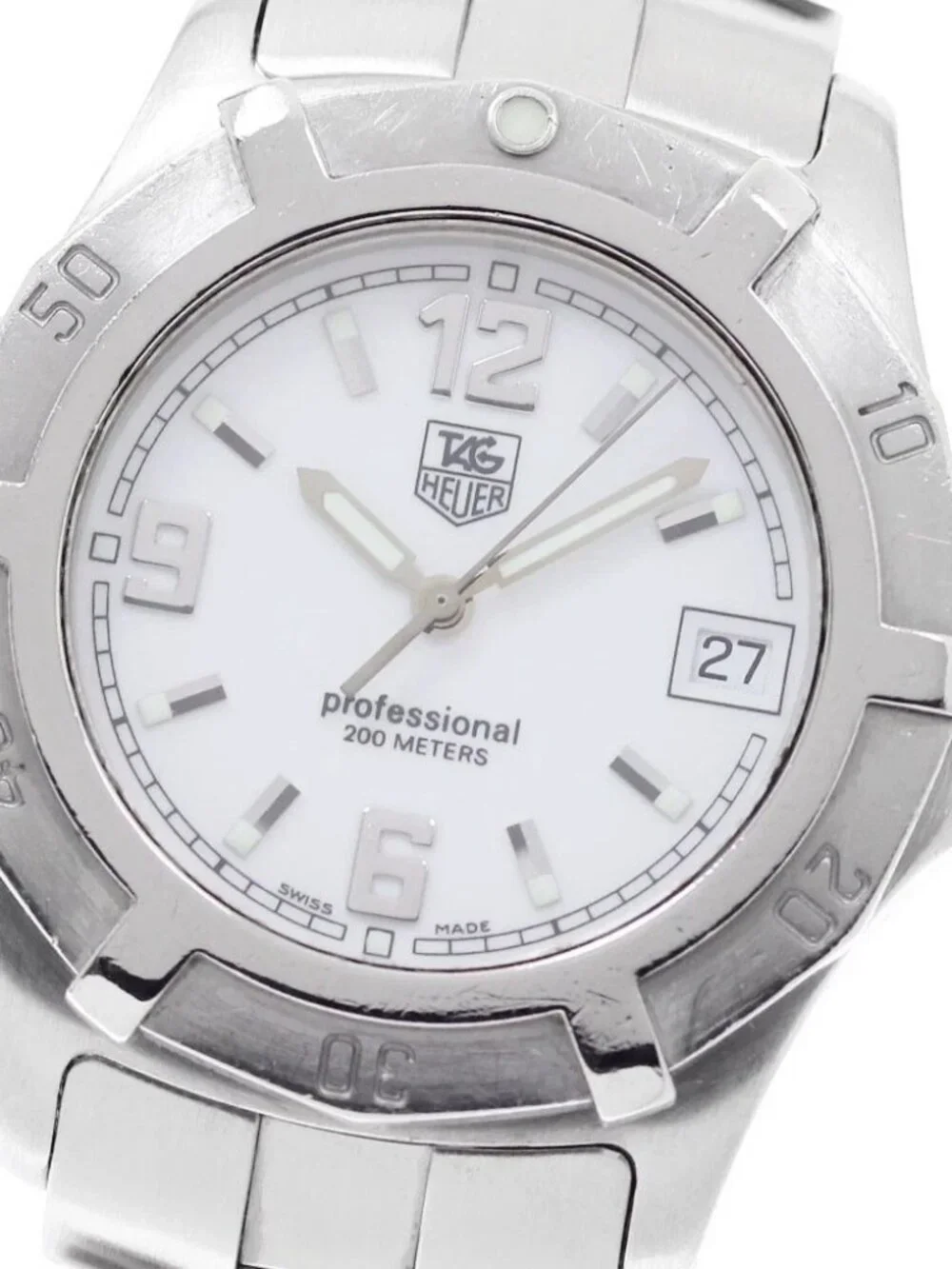 TAG HEUER 2000 Exclusive WN1111 Date white Dial Quartz Men's Watch_945292